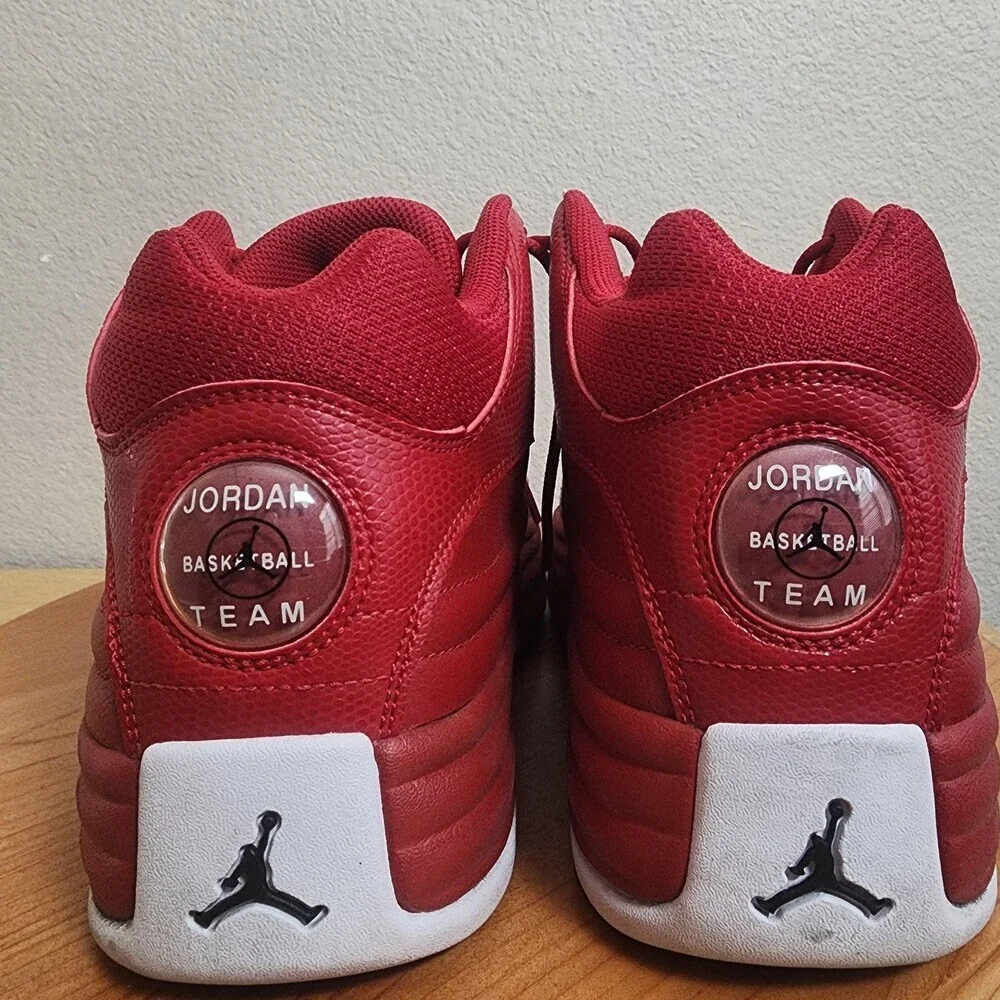 Jordan Jumpman Team Shoes Mens Size 11.5 Gym Red White Basketball 644938-601